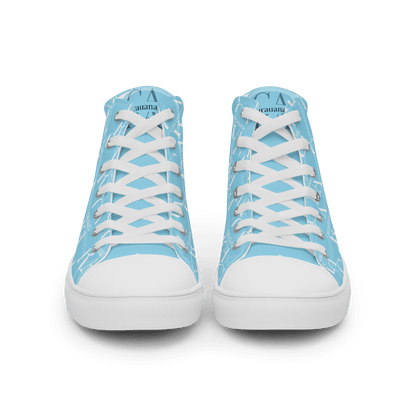 CARAUANA Hip Hop canvas shoes sky blue Branded