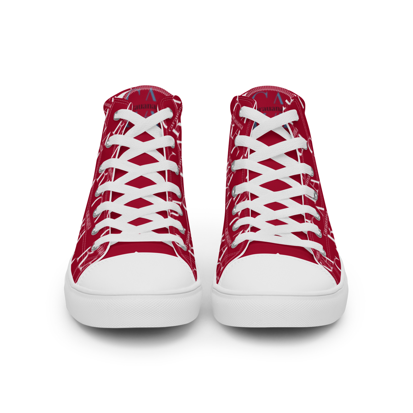 womens-high-top-canvas-shoes-RED