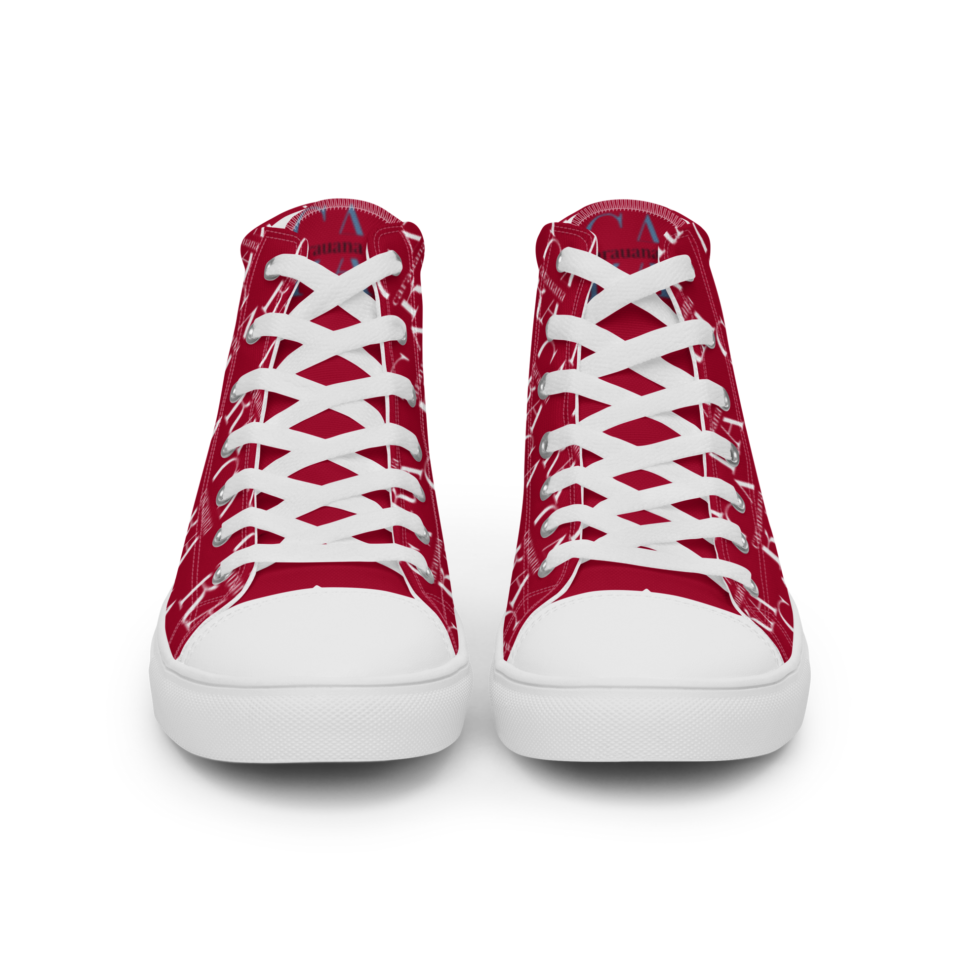 womens-high-top-canvas-shoes-RED