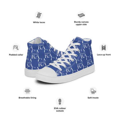 CARAUANA Hip Hop canvas shoes Blue Branded