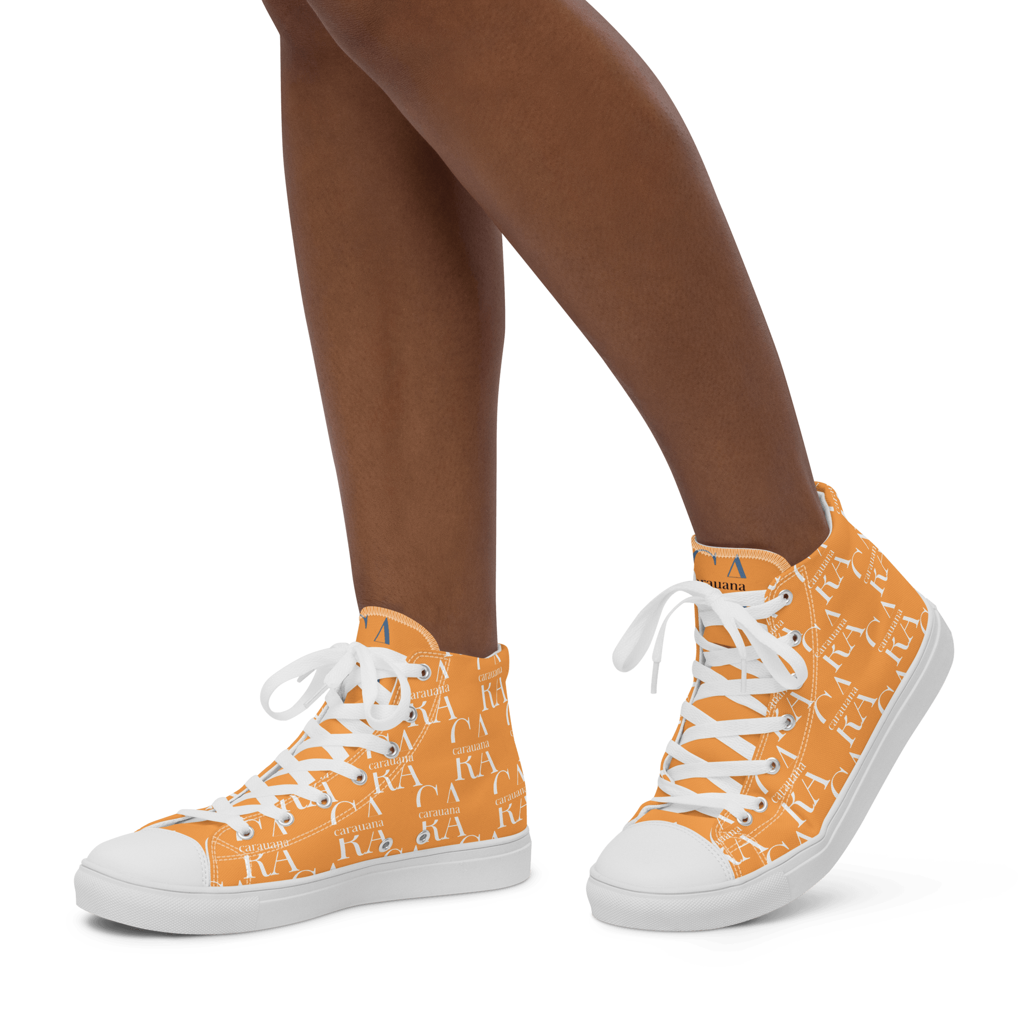 CARAUANA Hip Hop canvas shoes Orange Branded Carauana Store