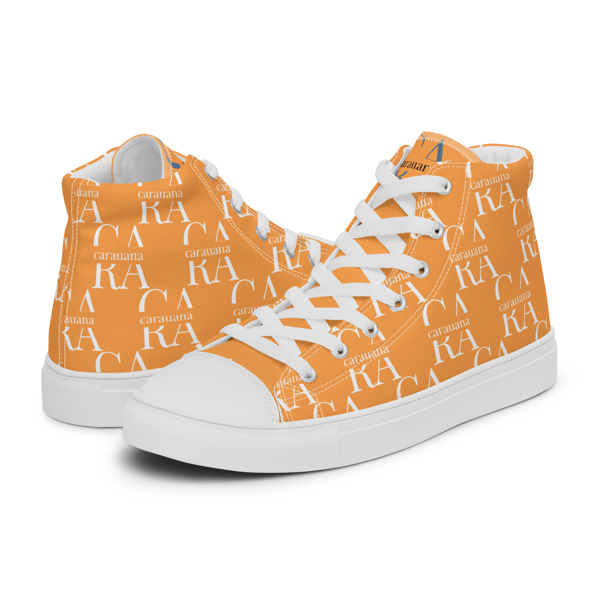 CARAUANA Hip Hop canvas shoes Orange Branded Carauana Store