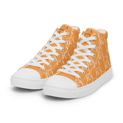 CARAUANA Hip Hop canvas shoes Orange Branded