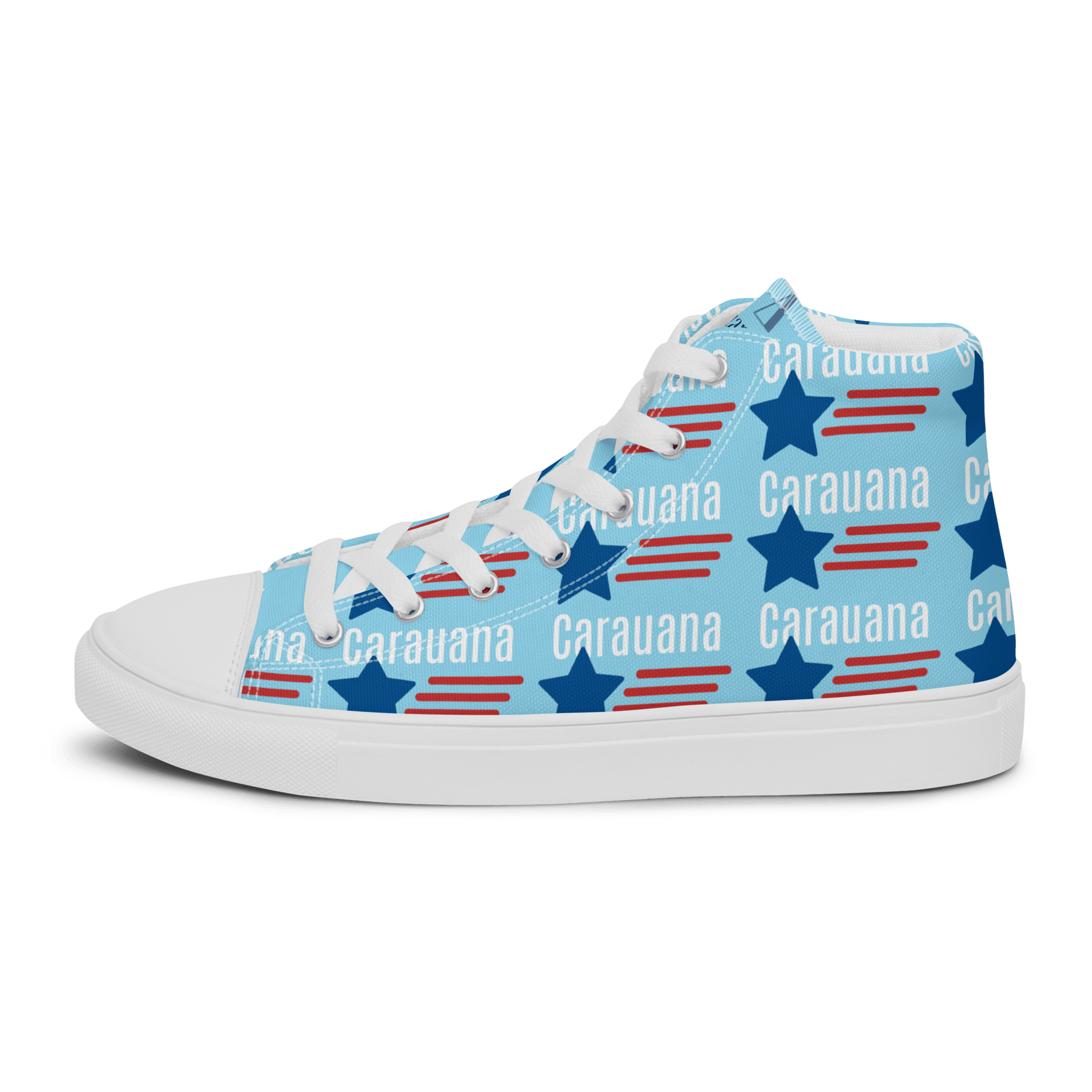 CARAUANA Hip Hop canvas shoes sky blue USA