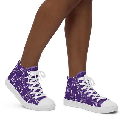 CARAUANA Hip Hop canvas shoes violet Branded