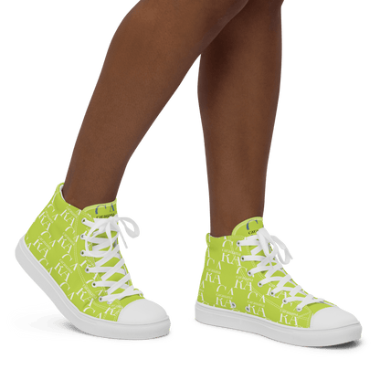 CARAUANA Hip Hop canvas shoes Lemon Branded