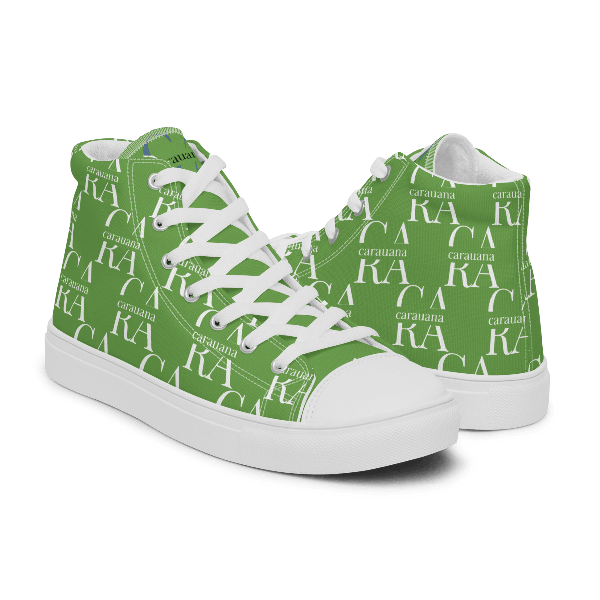 CARAUANA Hip Hop canvas shoes Green Branded