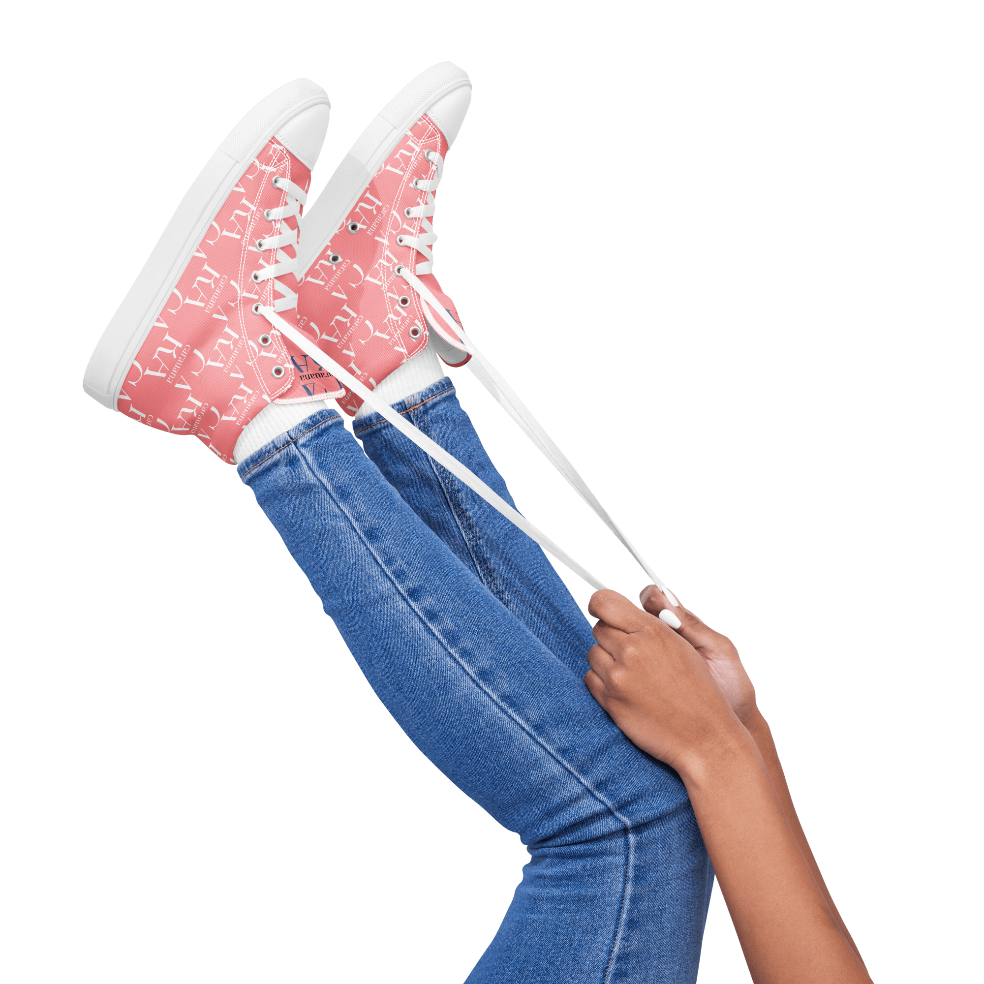 CARAUANA Hip Hop canvas shoes Pink Branded