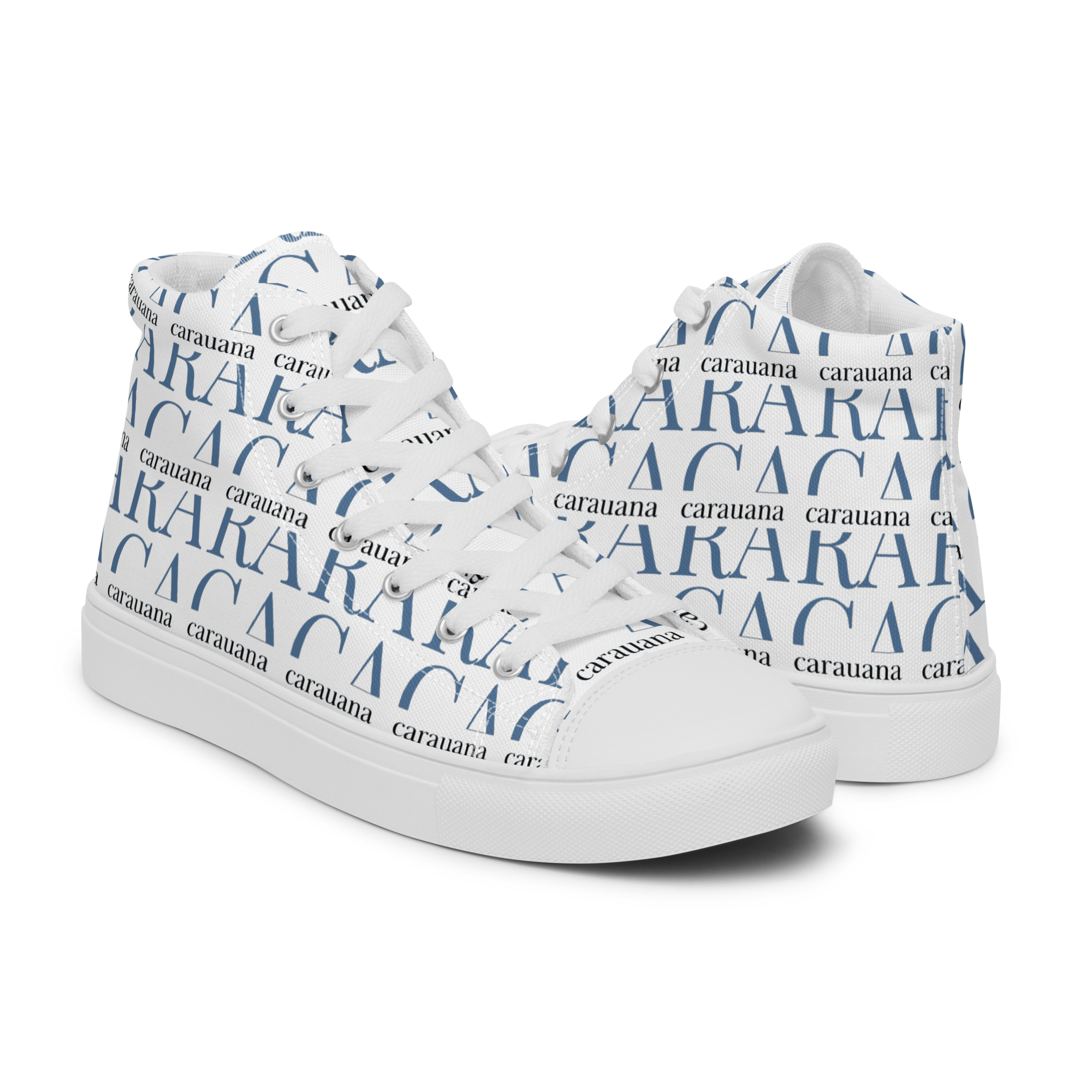 CARAUANA Fashionable high top canvas shoes men Carauana Store