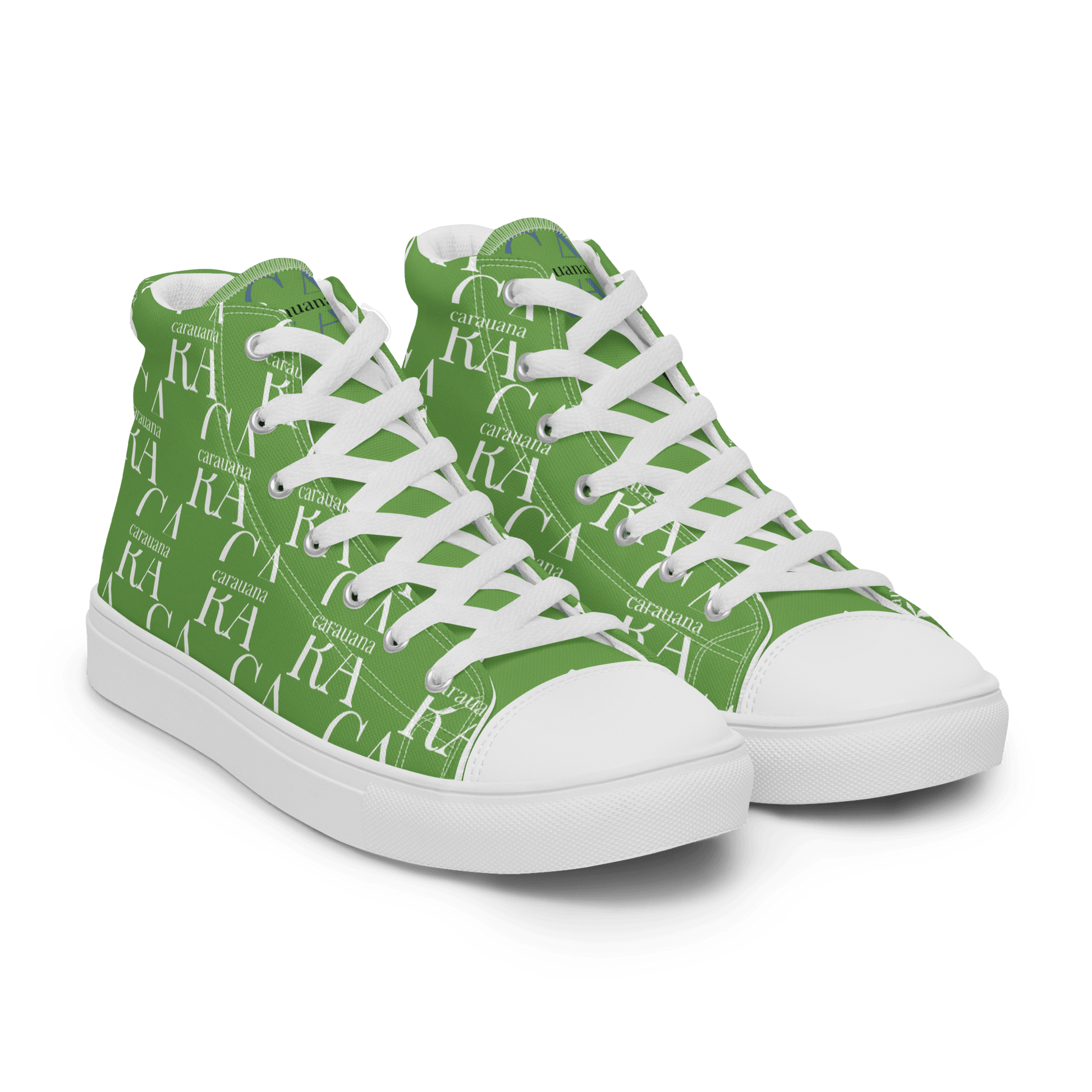 CARAUANA Hip Hop canvas shoes Green Branded