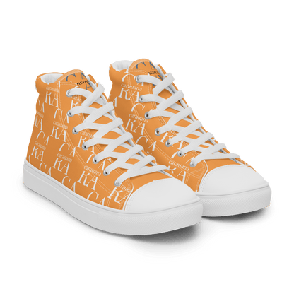 CARAUANA Hip Hop canvas shoes Orange Branded